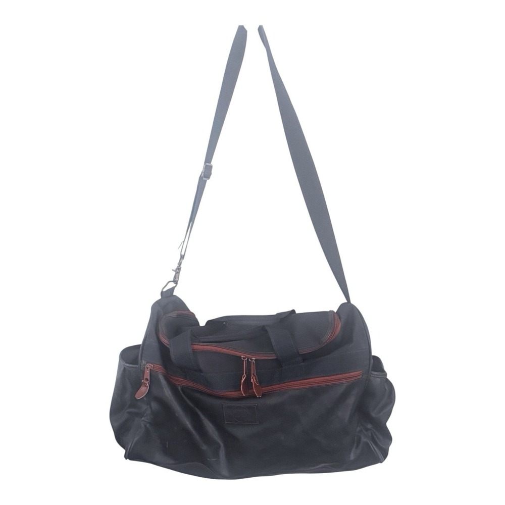 Vintage Opium YSL Yves Saint Laurent Navy Blue Leather Duffle Bag